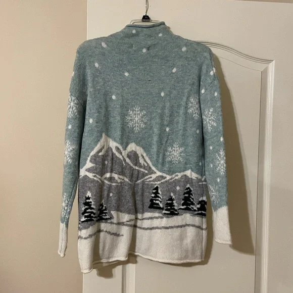 Cupcakes and Cashmere Holiday Winter Mock Neck Sweater - Picture 2 of 3